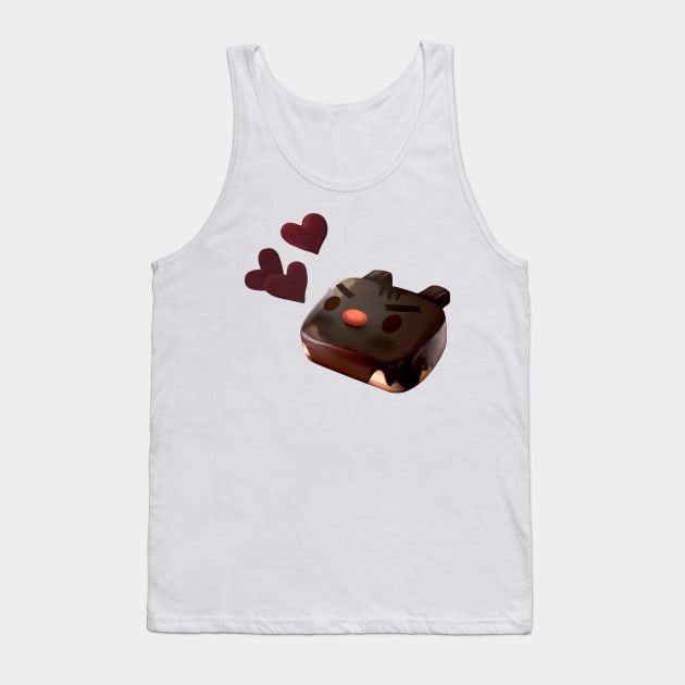 Chocolate Brownie Tank Top by zkozkohi